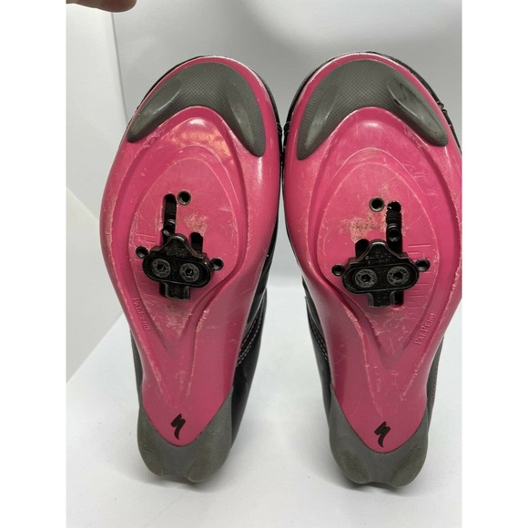 Specialized BG Womens EU 39 Pink/ Black Strap Cycling Shoes Breast Cancer 8.5 - Picture 7 of 8